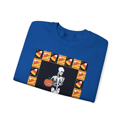 Candy Corn Skeleton Unisex Heavy Blend™ Crewneck Sweatshirt