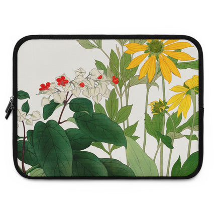 Clerodendrum & Rudbeckia by Tanigami Kônan Laptop Sleeve
