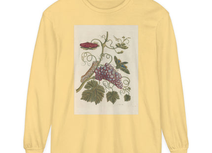 Botanical Pl.49 by Maria Sibylla Garment-dyed Long Sleeve T-Shirt
