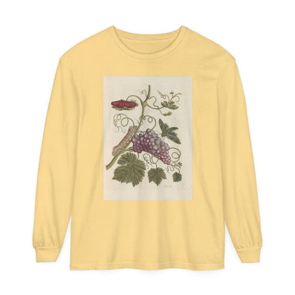 Botanical Pl.49 by Maria Sibylla Garment-dyed Long Sleeve T-Shirt