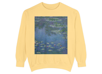 Water Lilies by Claude Monet Unisex Garment-Dyed Sweatshirt