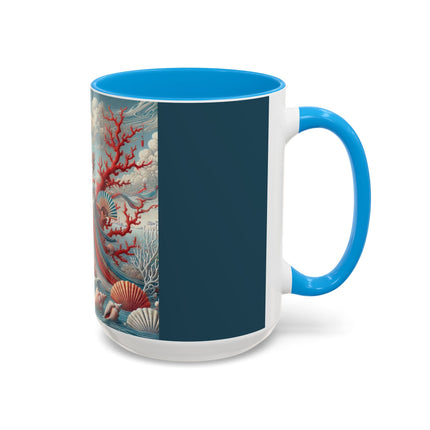 Ladies by the Quiet Sea Colorful Mugs (11oz, 15oz)