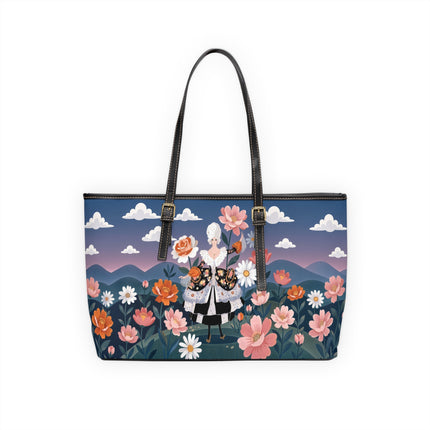 🌸🎀 The Grand Floral Promenade Shoulder Bag – Art Deco Fashion Fantasy