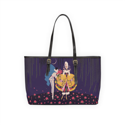 🌹🌙 The Queen Of The Midnight Roses Shoulder Bag – Art Deco Garden Fantasy
