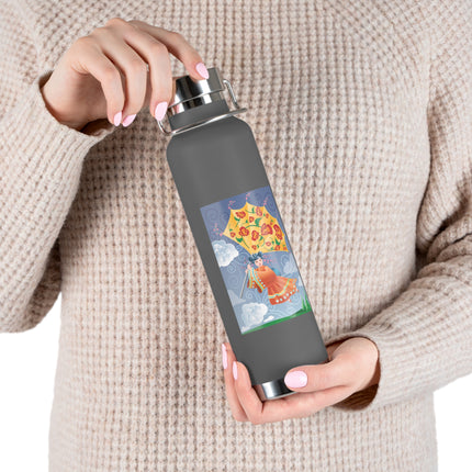 Flight of Blossoms Copper Vacuum Insulated Bottle, 22oz