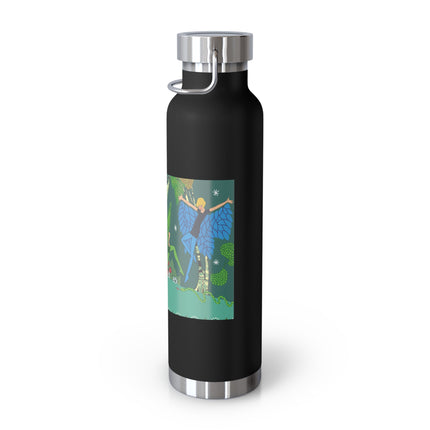 Enchanting Fairies of A Midsummer Night's Dream Copper Vacuum Insulated Bottle, 22oz