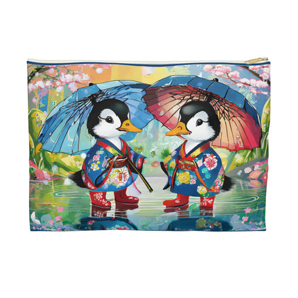 Rainy Day Ducks Pencil Case