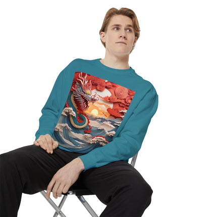Stormbound Dragon Garment-Dyed Sweatshirt