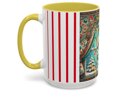 Mischief in Tinselland Colorful Mugs (11oz, 15oz)