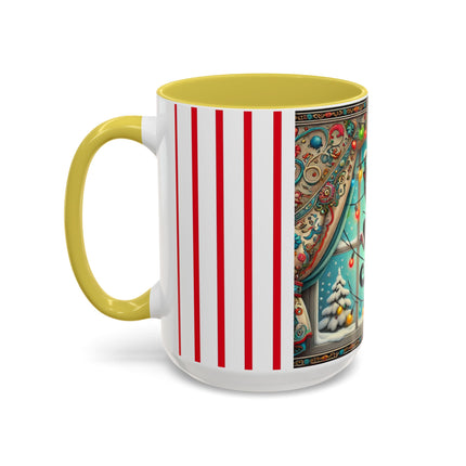 Mischief in Tinselland Colorful Mugs (11oz, 15oz)