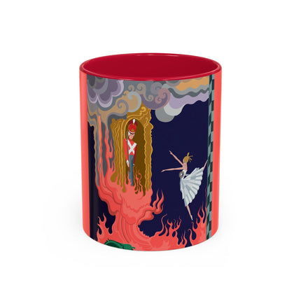 The Firebird's Awakening Colorful Mug (11oz, 15oz) – Ballet Fantasy, Mythic Fire & Art Deco Drama