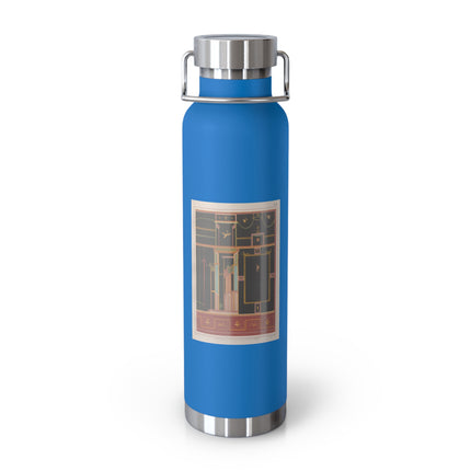 Pompeii Walls Pl.04 by Victor Steeger Copper Vacuum Insulated Bottle, 22oz