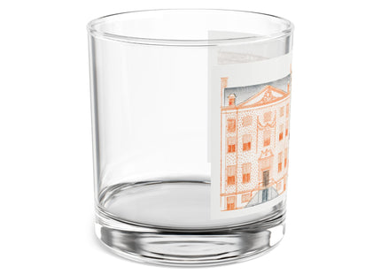 Amsterdam Canal Houses by Johan Teyler Rocks Glass. 10oz