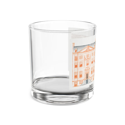 Amsterdam Canal Houses by Johan Teyler Rocks Glass. 10oz