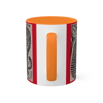 Talismanic Tiger Colorful Mugs, 11oz