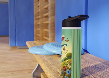 Rabbit Gladiator Stainless Steel Water Bottle, Standard Lid