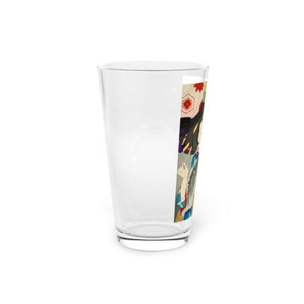 Kyoto Waitress of the Meiji Era by Tsukioka Yoshitoshi Glass, 16oz