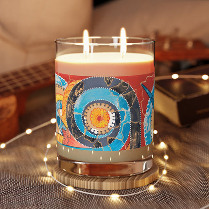 Reproduction of S-Spiral Frieze Scented Candle - Full Glass, 11oz