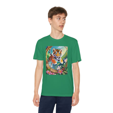 Majestic Tiger Cub Youth Competitor Tee – Courage, Adventure & Fiery Spirit