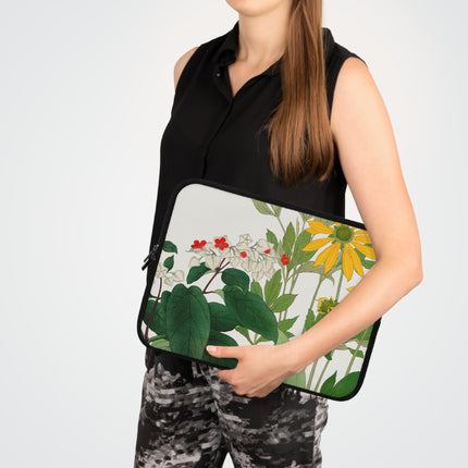 Clerodendrum & Rudbeckia by Tanigami Kônan Laptop Sleeve
