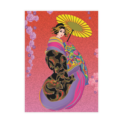 Enchanting Geisha Postcard Bundles (envelopes included)