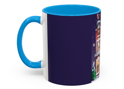 A Christmas Eve Celebration Colorful Mugs (11oz, 15oz)