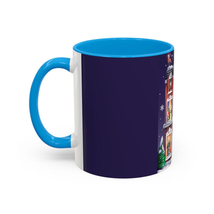 A Christmas Eve Celebration Colorful Mugs (11oz, 15oz)