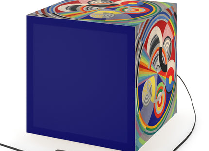 Rythme No. 1 by Robert Delaunay Light Cube Lamp