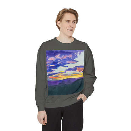 Naturstudie XII by Karl Wiener Garment-Dyed Sweatshirt