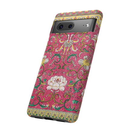Pink Floral Pattern by Owen Jones Phone Cases