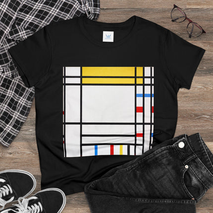 Place de la Concorde by Piet Mondrian Women's Midweight Cotton Tee