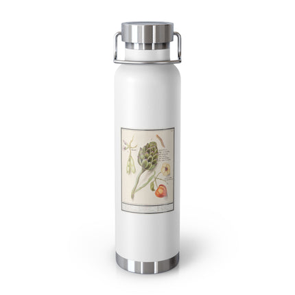 Artichoke, Broad Beans, and Lantern Plant by Anselmus Boëtius de Boodt Copper Vacuum Insulated Bottle, 22oz