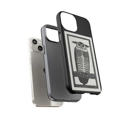 Horned Owl by Samuel Jessurun de Mesquita Phone Cases