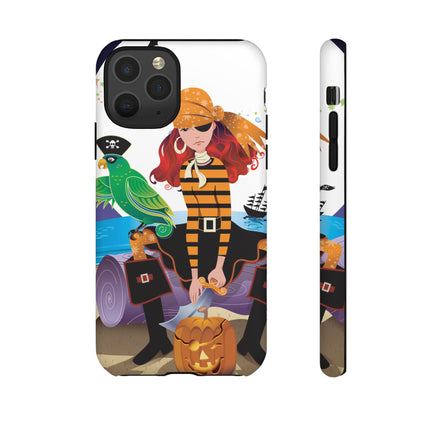 Moonlit Pirate Halloween Phone Cases