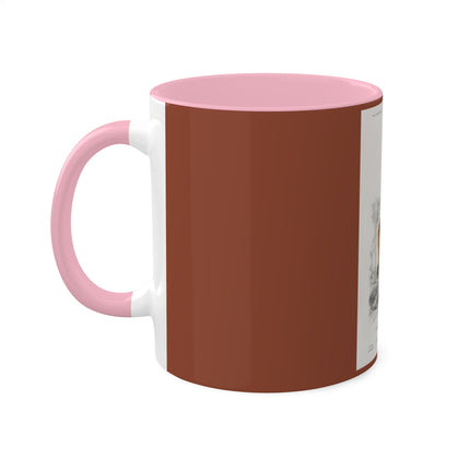 Giraffe by Charles Dessalines D' Orbigny Colorful Mugs, 11oz