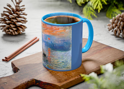 Sunrise by Claude Monet Colorful Mugs (11oz, 15oz)
