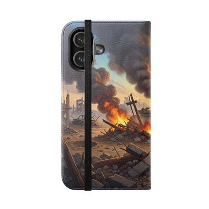 🦉🌟 The Owl on the Front Lines Flip Case – Courage & Quiet Strength