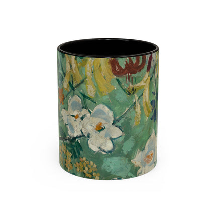 Flowers by August Babberger Colorful Mugs (11oz, 15oz)