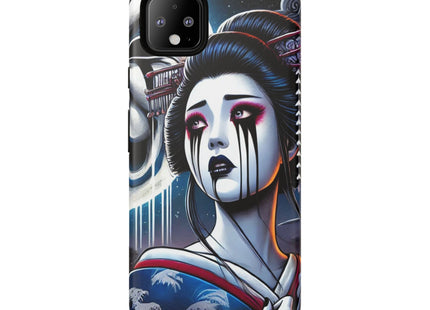Geisha’s Black Ink Tears Phone Cases