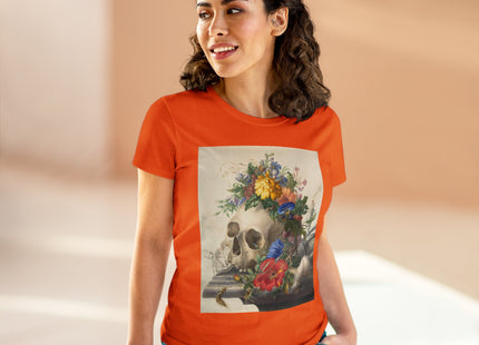 Vanitas Still Life by Herman Henstenburgh Women's Midweight Cotton Tee