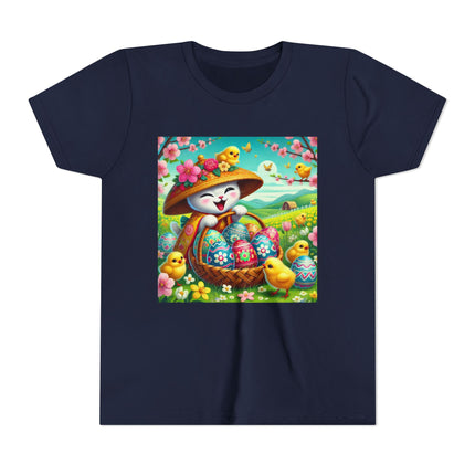 Geisha Kitten’s Easter Delight Youth Short Sleeve Tee