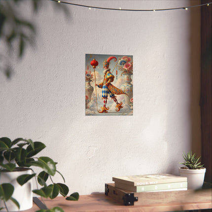 The Ornamental Jester Matte Vertical Posters