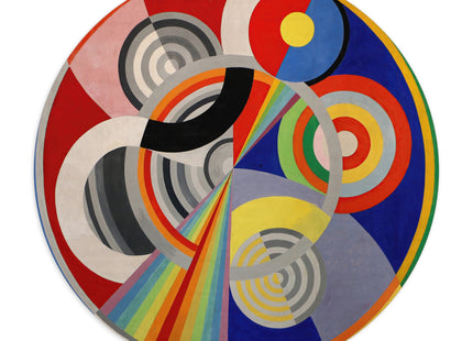 Rythme No. 1 by Robert Delaunay Mouse Pad, Round and Rectangle