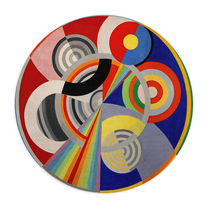 Rythme No. 1 by Robert Delaunay Mouse Pad, Round and Rectangle
