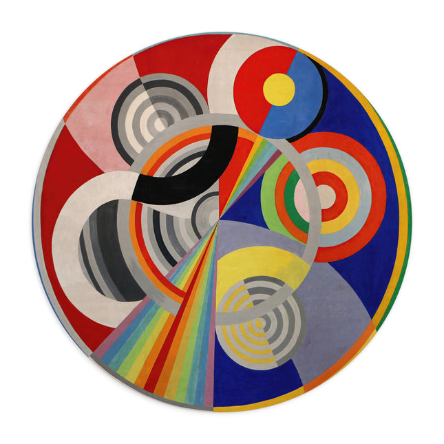Rythme No. 1 by Robert Delaunay Mouse Pad, Round and Rectangle