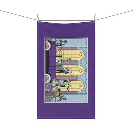 Au Revoir by George Barbier Kitchen Towel