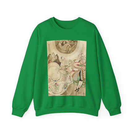Sur talons rouges (On Red Heels) pl 01 by Gerda Wegener Heavy Blend™ Crewneck Sweatshirt