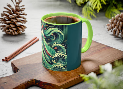 Mermaid Queen Rising from the Deep Colorful Mugs (11oz, 15oz)