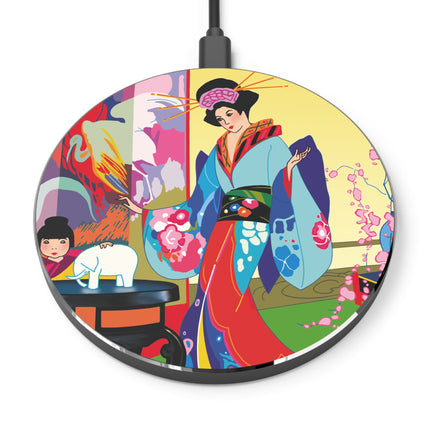 A Timeless Journey by Umberto Brunelleschi Wireless Charger