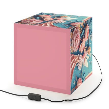 Peony Fairy Light Cube Lamp